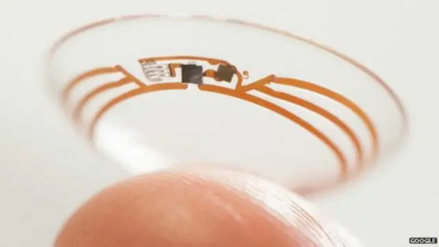 умные контактные линзы Google