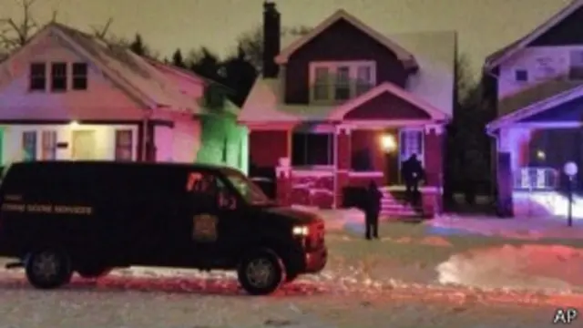 警察调查枪击事件