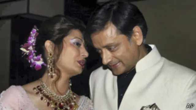 Сунанда и Шаши Тарур