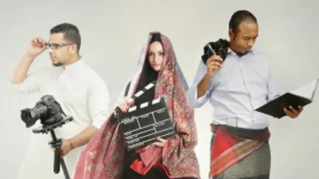 فريق عمل الفيلم: عبدالرحمن حسين وسارة إسحاق وأمين الغابري