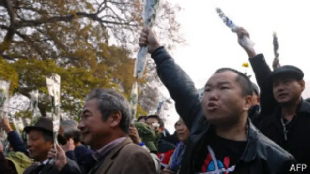Marcha en Hanoi en contra de China
