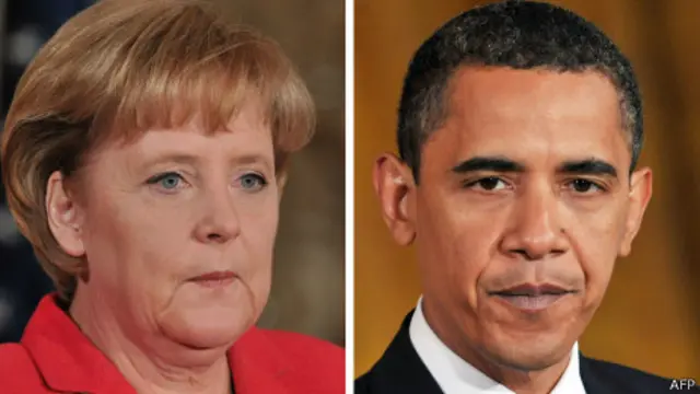 Ангела Меркель и Барак Обама