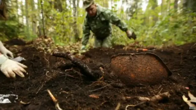 Missão de escavadores na Rússia