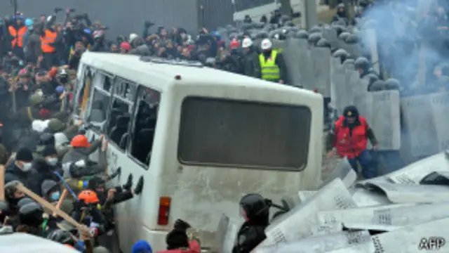 Столкновения в Киеве