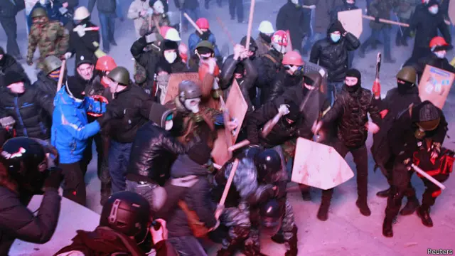 Столкновения в Киеве 19 января