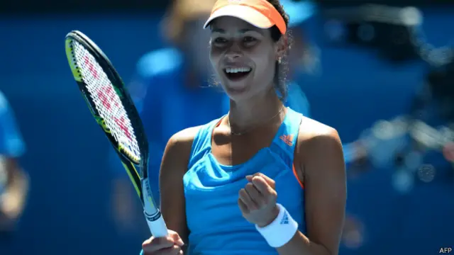 اینا ایوانووک نے سرینا ولیمز کو پہلے سیٹ میں شکست دی تھی اور ایک بڑا اپ سیٹ کیا تھا