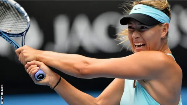 شاراپوا کو سیرینا ویلیمز کے بعد گرینڈ سلیم جیتنے کا مضبوط دعویدار مانا جا رہا تھا