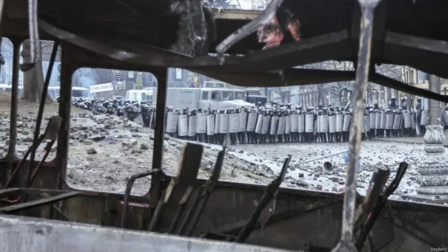 Утренние столкновения в Киеве: продолжение