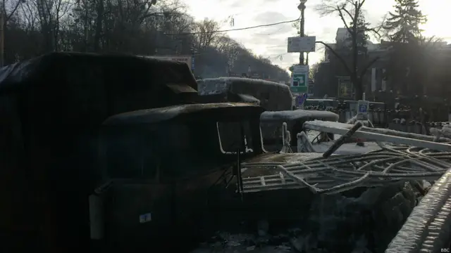 Утренние столкновения в Киеве: продолжение