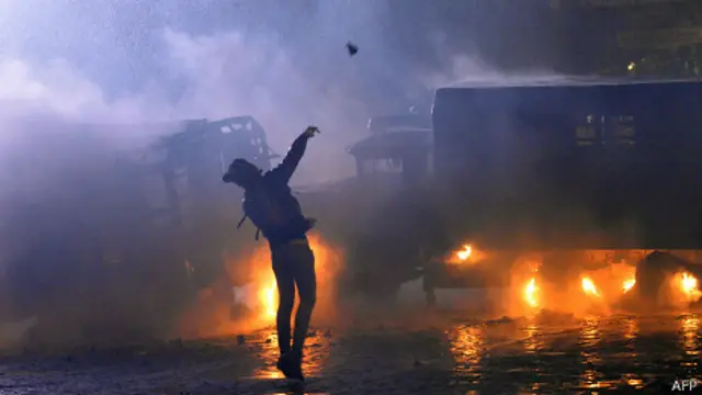 Беспорядки в Киеве