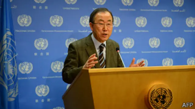 عکس آرشیوی از دبیر کل سازمان ملل