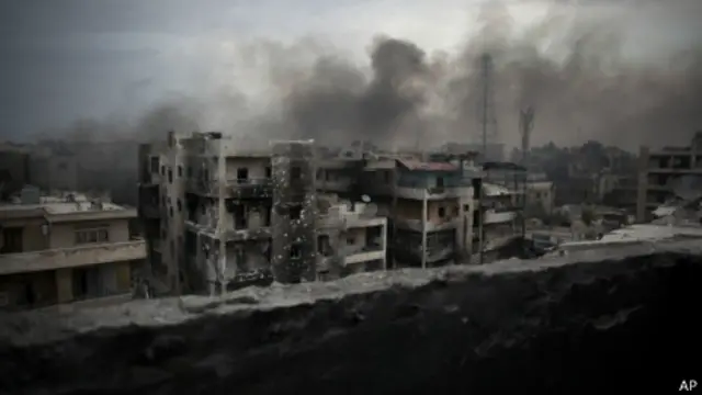 叙利亚反政府暴力冲突已持续34个月（资料照片）