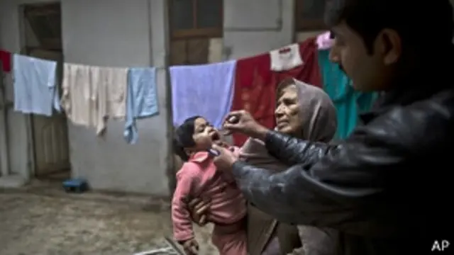 Campaña contra la polio en Pakistán