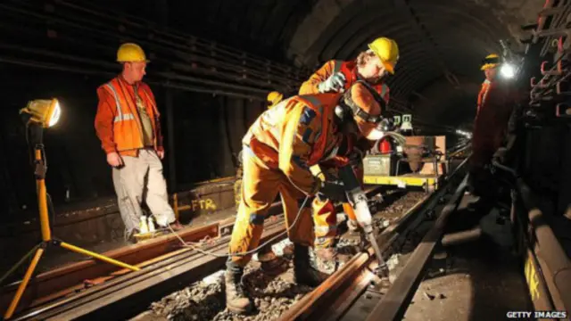 Ночная работа в лондонском метро