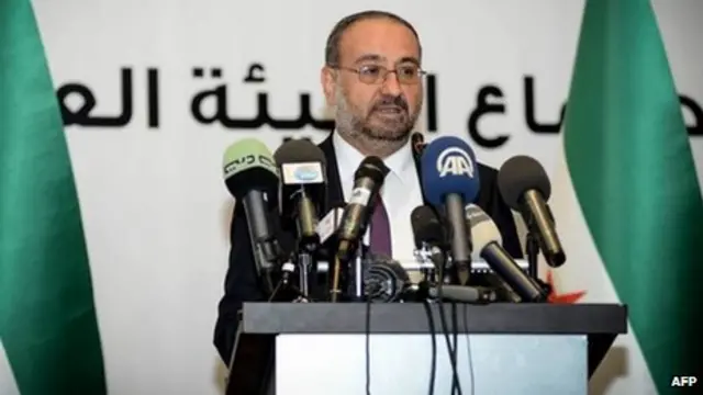 انتخب الإسلامي المعتدل أحمد طعمة رئيس وزراء مؤقت وعهد اليه بمهمة استعادة النظام