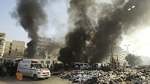 Estragos de la guerra civil en Alepo