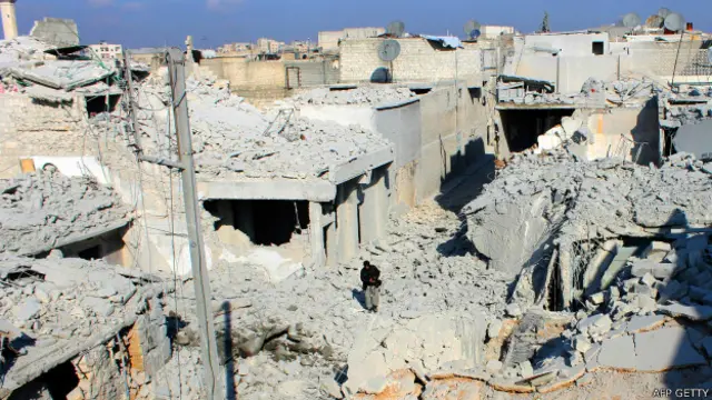 सीरिया में हिंसा के निशान