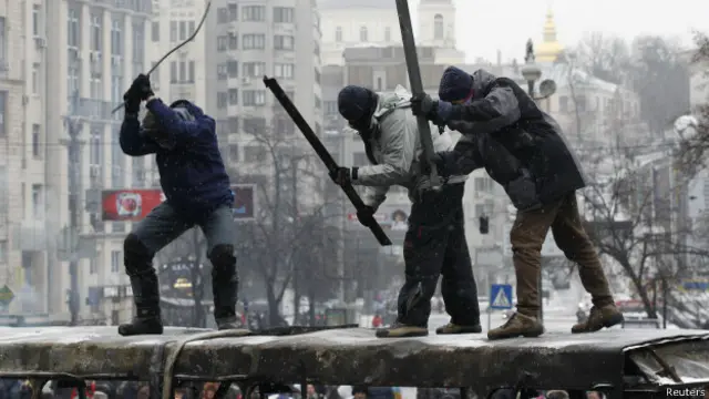 यूक्रेन में प्रदर्शन