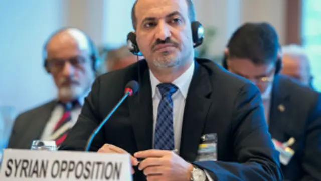 احمد جربا رئیس ائتلاف ملی سوریه 