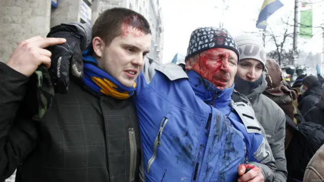 Раненый в ходе столкновений 