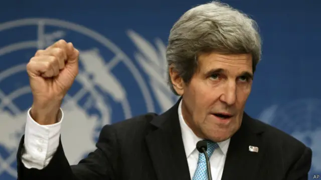 अमरीकी विदेश मंत्री जॉन कैरी