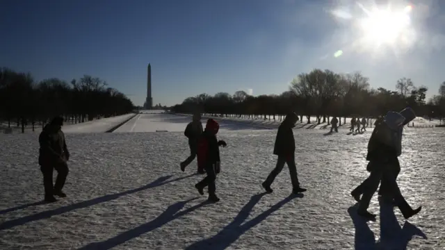 Visitantes en Washington DC