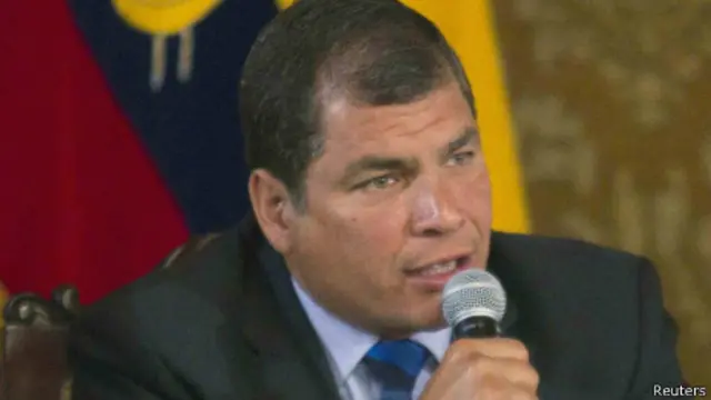 厄瓜多尔总统科雷亚（22/01/2014）