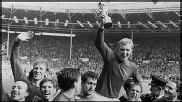 英格蘭隊1966年在溫布利奪得世界杯