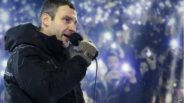 زعيم المعارضة، فيتالي كليشكو