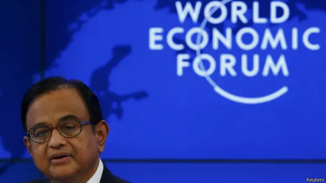 वर्ल्ड इकॉनॉमिक फोरम की बैठक में पी चिदंबरम