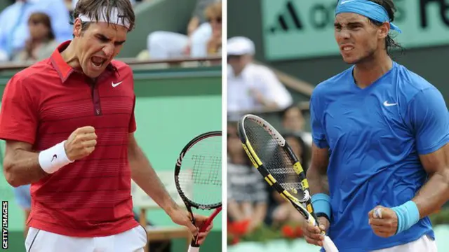 این سی و سومین بار است که رافائل نادال در مقابل راجر فدرر قرار می گیرد