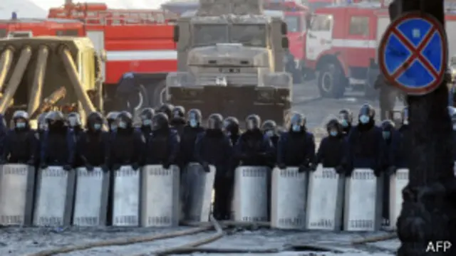 Силы правопорядка в Киеве