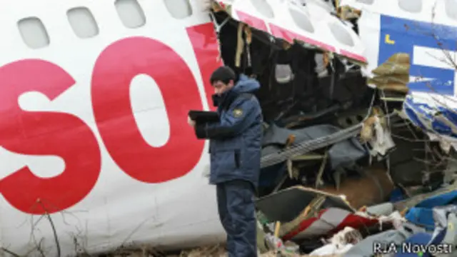 Последствия крушения самолета