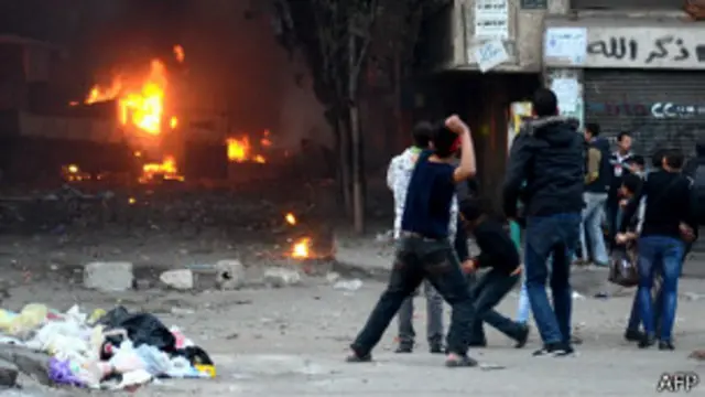 Enfrentamientos en Cairo 