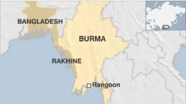 rakhine map
