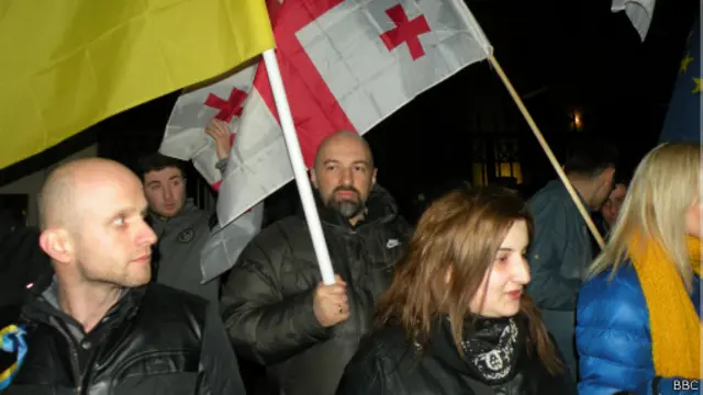 Демонстрация солидарности в Тбилиси