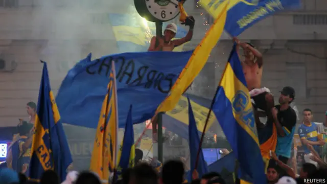 Torcedores do Boca Juniors. Foto: Reuters