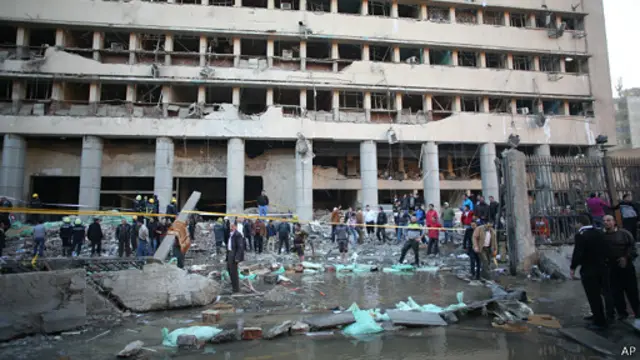 انفجار در محل استقرار نیروهای امنیتی قاهره روی داده است