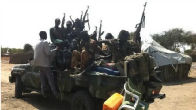 Des combattants sud-soudanais