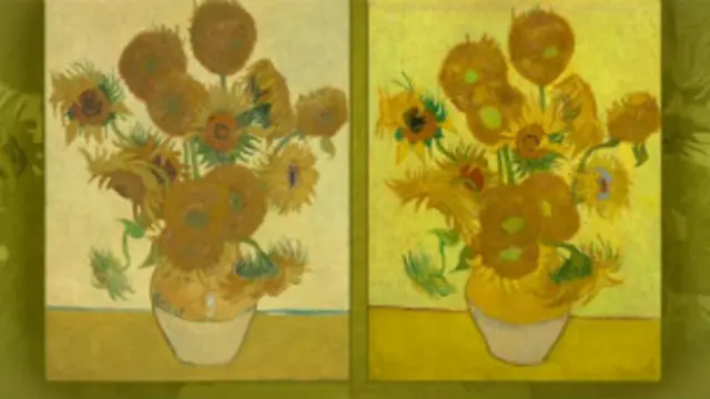 لوحة من أعمال فان غوخ بعنوان "زهرة عباد الشمس"