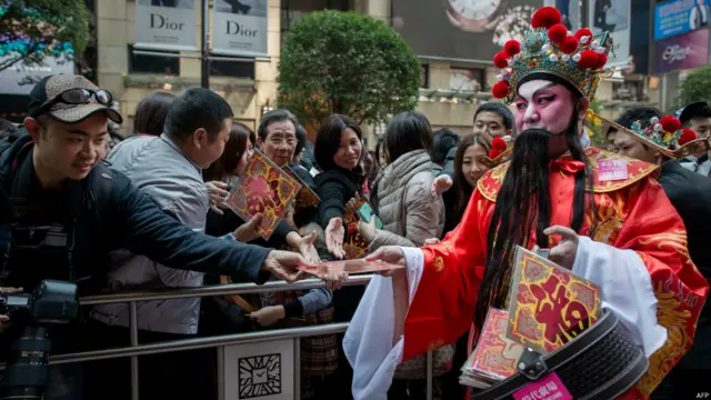 Promosi tahun baru Cina di Hong Kong