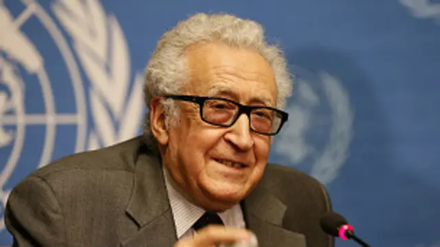 اخضر ابراهیمي د دواړو غاړو له مخامخ خبرو مخکې له سوري حکومت او ټلوالې سره غږېدلی دی.