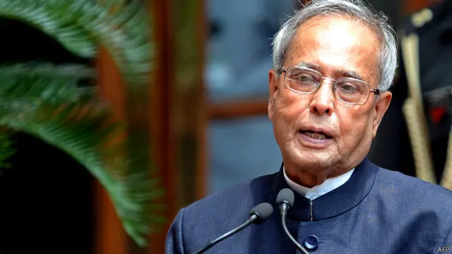 राष्ट्रपति प्रणब मुखर्जी.