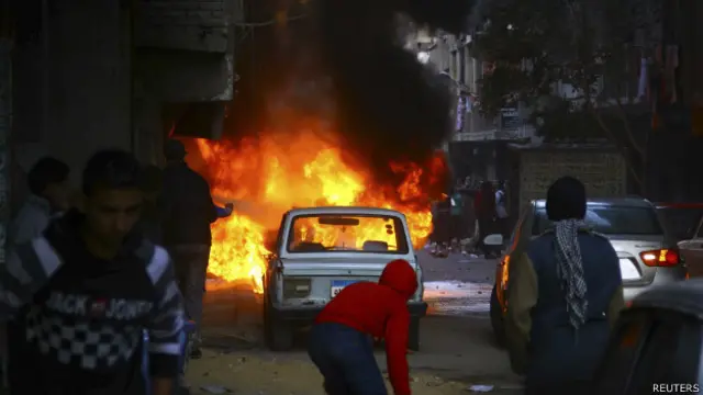Explosão de bomba no Cairo. Foto: Reuters