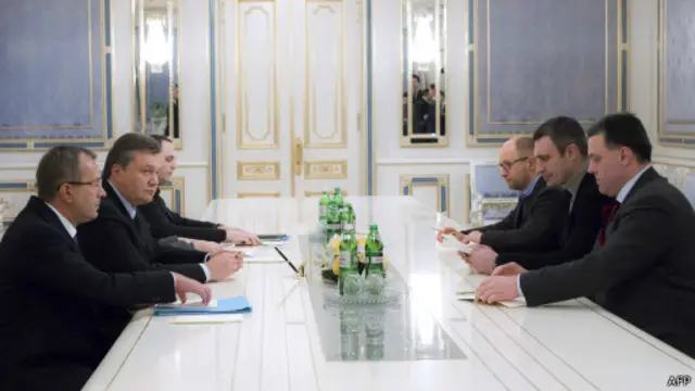 Встреча Януковича с оппозиционерами