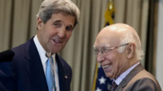 سرتاج عزیز کا کہنا تھا کہ پاکستان امریکہ کے ساتھ بہتر تجارتی تعلقات کا خواہاں ہے