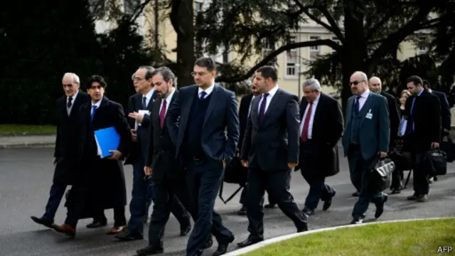 Делегация сирийских оппозиционеров