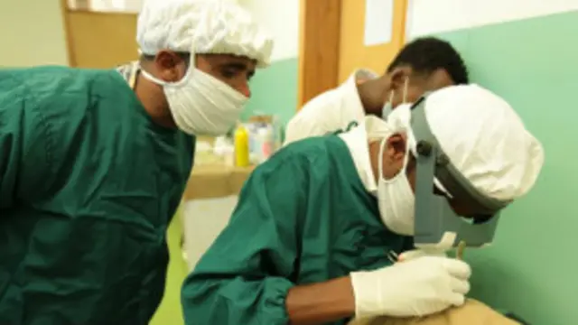 بدأ برنامج لمكافحة التراكوما في إثيوبيا على أيدي أطباء محليين مدربين جيدًا 