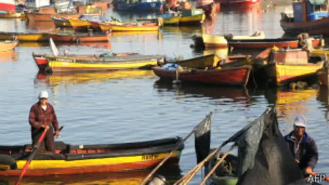 Pescadores en Arica
