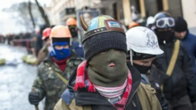 محتجون أوكرانيون ينهون احتلال مبنى وزارة العدل